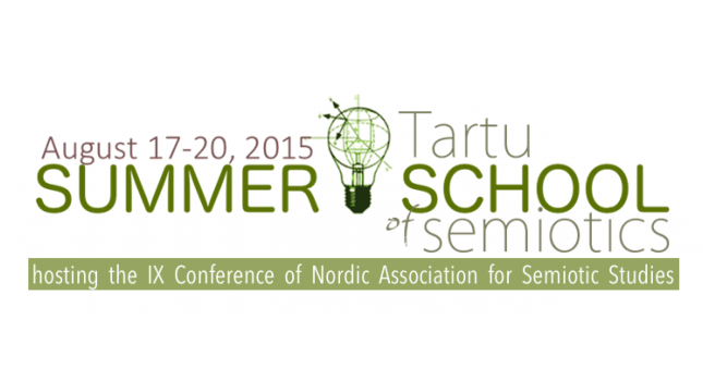 Reminder for Tartu Semiotics Summer School/Nass 2015