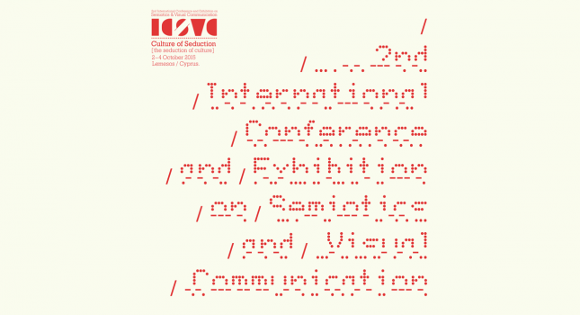 CFP: 2nd International Conference & Exhibition on Semiotics and Visual Communication – 2-4 October 2015, Cyprus University of Technology