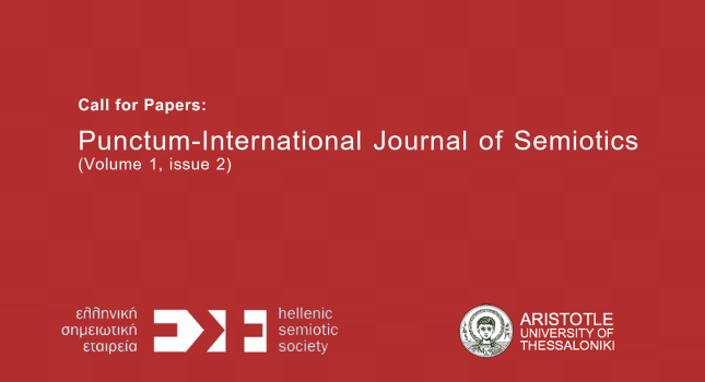 CFP: Punctum-International Journal of Semiotics (Volume 1, issue 2)