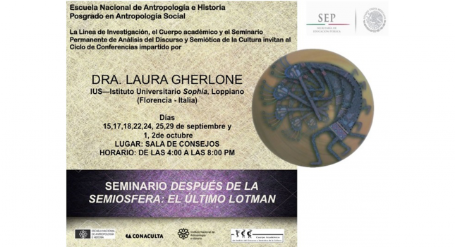 Research seminar After the Semiosphere. Lotman’s “Latest” Theory, Mexico City