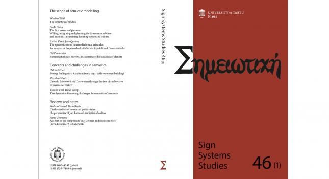 Journal: Sign Systems Studies (46-1), 2018