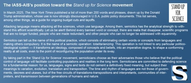 IASS home 4 Stand Up for Science